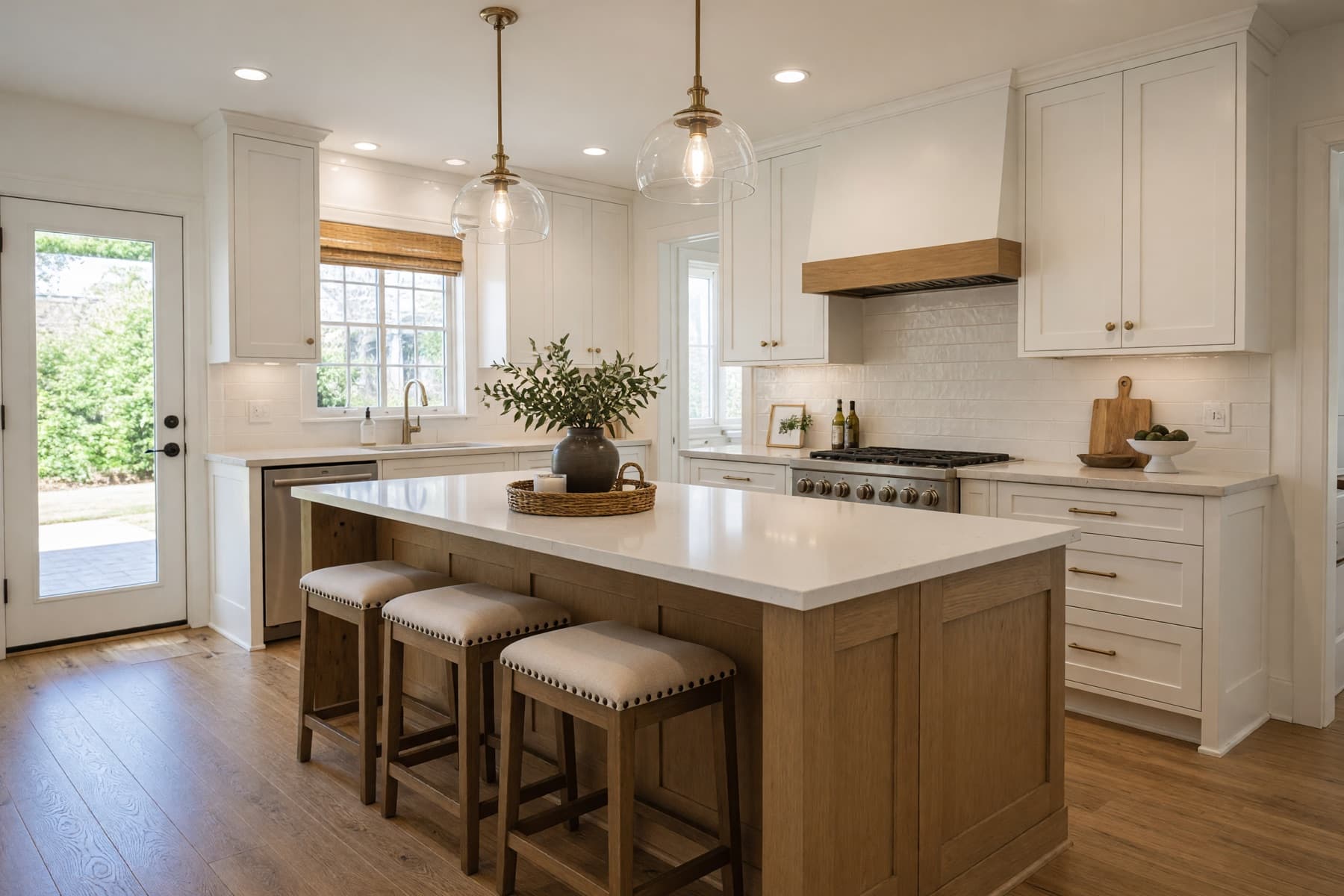 Finished residential kitchen ready for the final walkthrough